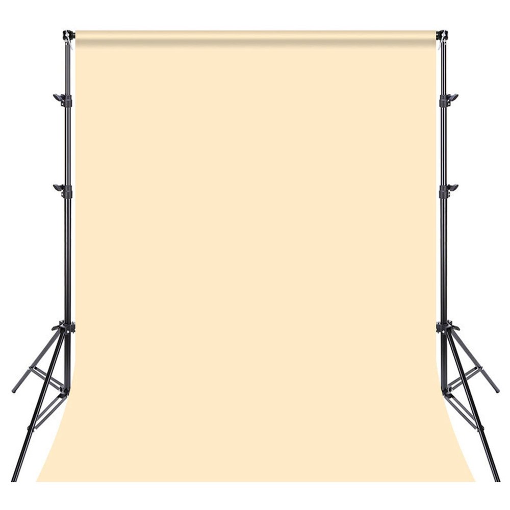 2.0 x 2.0 m Yellow Heavy-Duty Metal Backdrop Stand Kit with Carry Bag and 4 Clamps