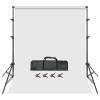 2.0 x 2.0 m Yellow Heavy-Duty Metal Backdrop Stand Kit with Carry Bag and 4 Clamps view 3