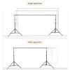 2.0 x 2.0 m Yellow Heavy-Duty Metal Backdrop Stand Kit with Carry Bag and 4 Clamps view 4