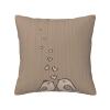 DEHIWI Love Birdie Stripe Throw Pillow Covers, 12 x 12 in, Soft Cozy Decorative Cushion Covers view 1