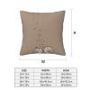 DEHIWI Love Birdie Stripe Throw Pillow Covers, 12 x 12 in, Soft Cozy Decorative Cushion Covers view 4
