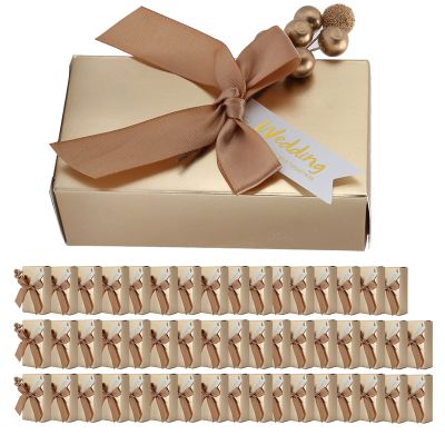 Miskall Elegant Wedding Gift Boxes, Set of 50