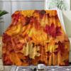 Soft Fall Leaves Flannel Fleece Blanket, 59 x 79 in (150 x 200 cm), Warm Cozy Throw view 1