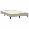 SECOLI Upholstered Bed 120 x 200 cm with Mattress, Slatted Frame & Topper, Light Gray, Type 4 view 4
