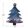 Mysterious Stars Wooden Christmas Ornaments with Rope view 2
