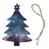 Mysterious Stars Wooden Christmas Ornaments with Rope view 3