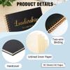 QYUVK Leadership Is About Making Others Better Gold Foil Hardcover Spiral Notebook, 160 Pages, Blank, Leader Appreciation Gift view 3