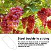 Plant Support Connector Clips, 50-Pack Steel Clips view 3