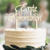 Wooden Cake Topper – First Holy Communion view 1