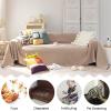 FR Chenille Sofa Cover for 1/2/3/4-Seater, L/U-Shaped Sofa, Sofa Bed or Lounge Chair, 180 x 260 cm, Khaki view 2