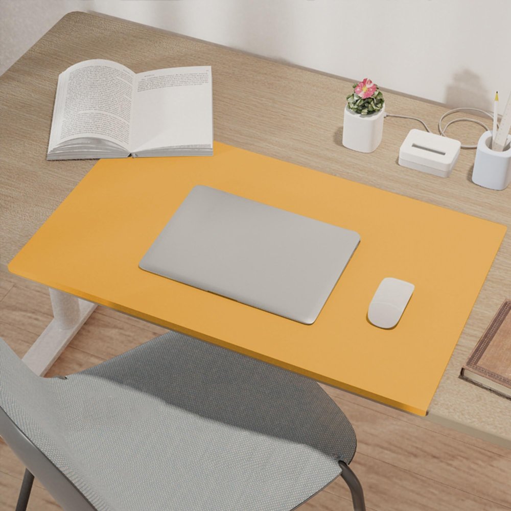 Waterproof Office Desk Mat, Laptop Pad, Table Protector, Writing Mat, Gaming Mouse Pad and Keyboard Pad with Edge Protection, 90 x 45 cm