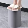 Modern Large-Capacity Wastebasket for Home, Living Room, Kitchen, and Bedroom (Gray, L) view 3