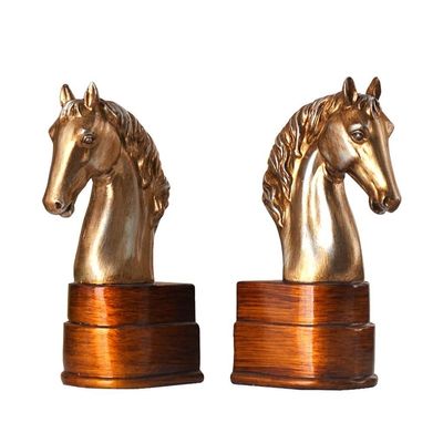 REIK Decorative Resin Horse Bookends