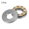 QUARKZMAN 2-Pack F5-12M Thrust Bearings, 5 x 12 x 4 mm, Brass, with Washers, ABEC-3 view 3