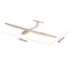 COMETX Mini Fixed-Wing Dancing Wing Hobby F1501 Balsa RC Glider, 1550 mm Wingspan DIY Kit view 3