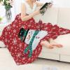 Coloranimal Christmas Snowman Throw Blanket for Sofa or Bed, 2XL view 2