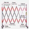 Stainless Steel Telescopic Barrier for Road and Electrical Work Safety view 2