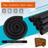 1x Pipe Insulation Foam Tube, 1.7/1.8 m, 9/15/20 mm Thick view 2