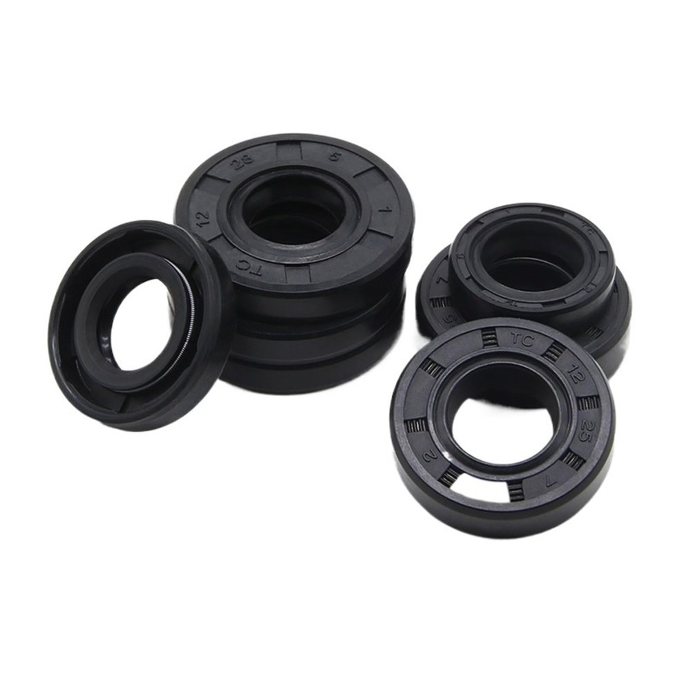 NBR Nitrile Rubber Double-Lip Shaft Seal TC-12 × 19/20/21/22/23/24/25/26/28/30/32/35 × 5/6/7/8/10 (5 pcs, size: 12 × 32 ×