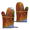 Oven Mitts, Autumn Maple Reflection, 2-Piece Set view 1
