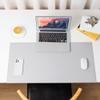 Leather Desk Mat with Edge Protection, 60 x 30 cm, Black view 2