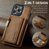 Yidai-Silu iPhone 13 Wallet Case with RFID Blocking, Green view 2