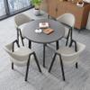 BYJSJY Round Dining Table Set with 4 Chairs, Size A1 view 1