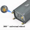 Outdoor Square Trash Can on Wheels, 15.8-Gallon, with Lid (Color A) view 4