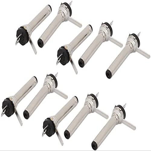 XYWHPGV 10-Pack 2006TVL155-90 DC Power Jack Adapter Plug, 2.0 mm x 0.6 mm