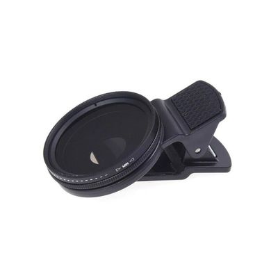 37 mm ND2-400 Camera Lens Filter with Universal Clip for Smartphones