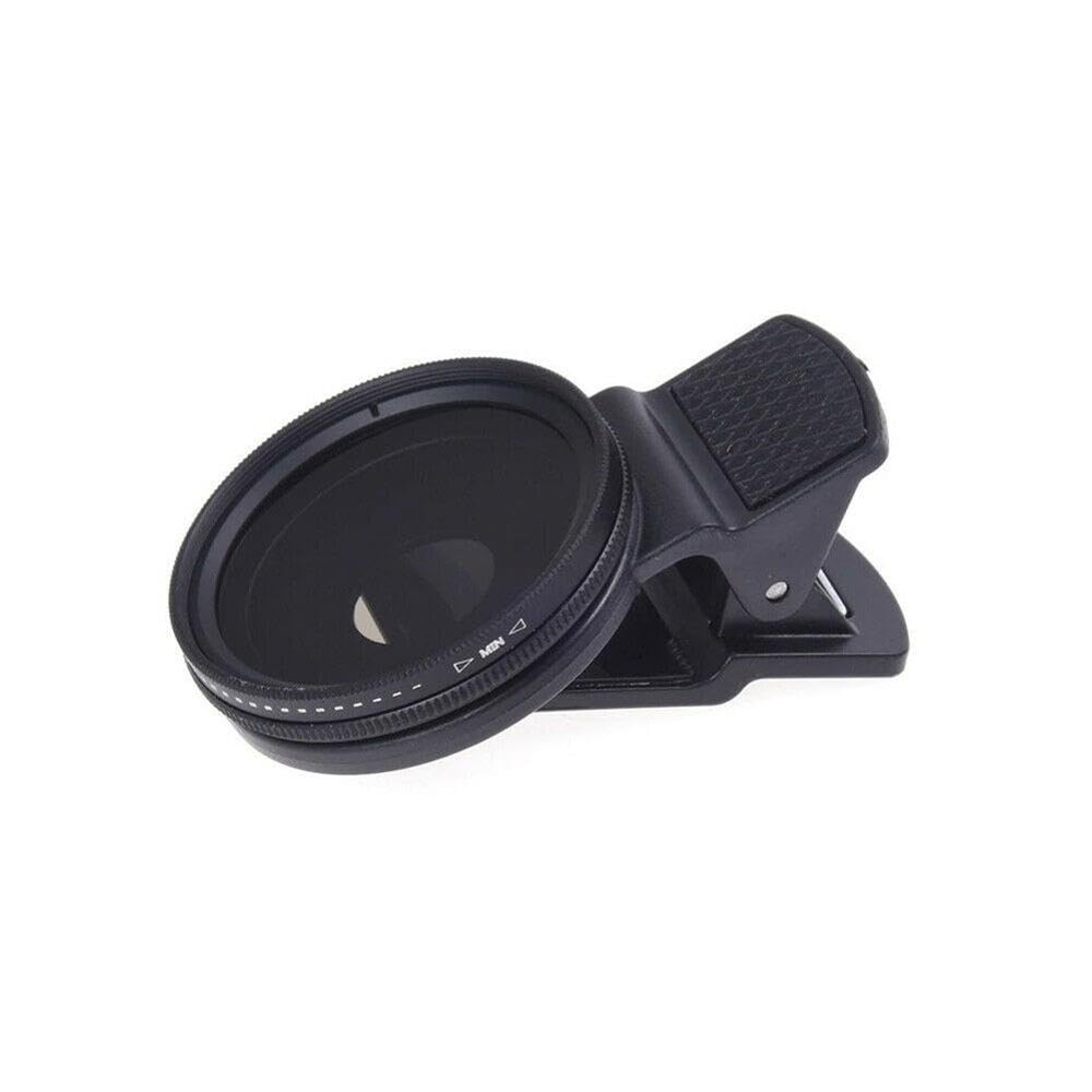 37 mm ND2-400 Camera Lens Filter with Universal Clip for Smartphones