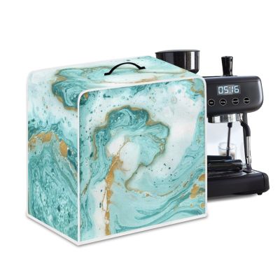 Wanyint Marble Print Coffee Maker Cover, Dustproof and Stain-Resistant