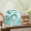 Wanyint Marble Print Coffee Maker Cover, Dustproof and Stain-Resistant view 3