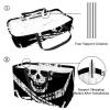 Jolly Roger Pirate Flag Reusable Shopping Basket view 3