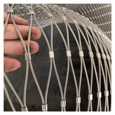 DTVEW 304 Stainless Steel Wire Rope Net, 3 x 5 m