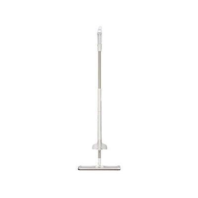 Flat Floor Mop with 3 Gray Microfiber Cloths
