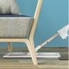 Flat Floor Mop with 3 Gray Microfiber Cloths view 3