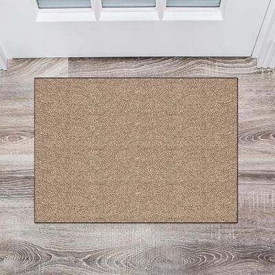 CUIMEI Kitchen Runner 110 x 350 cm, Non-Slip, Waterproof, Washable, Dark Beige