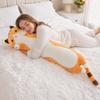 SNOWOLF Soft Cat Plush Pillow, Long Sleeping Pillow, Stuffed Kitten Toy Gift (Yellow, 110 cm) view 4
