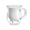 Soulnioi 250 ml Set of 2 Double-Wall Insulated Glass Cups for Espresso, Coffee, Tea, Milk, and Juice view 1