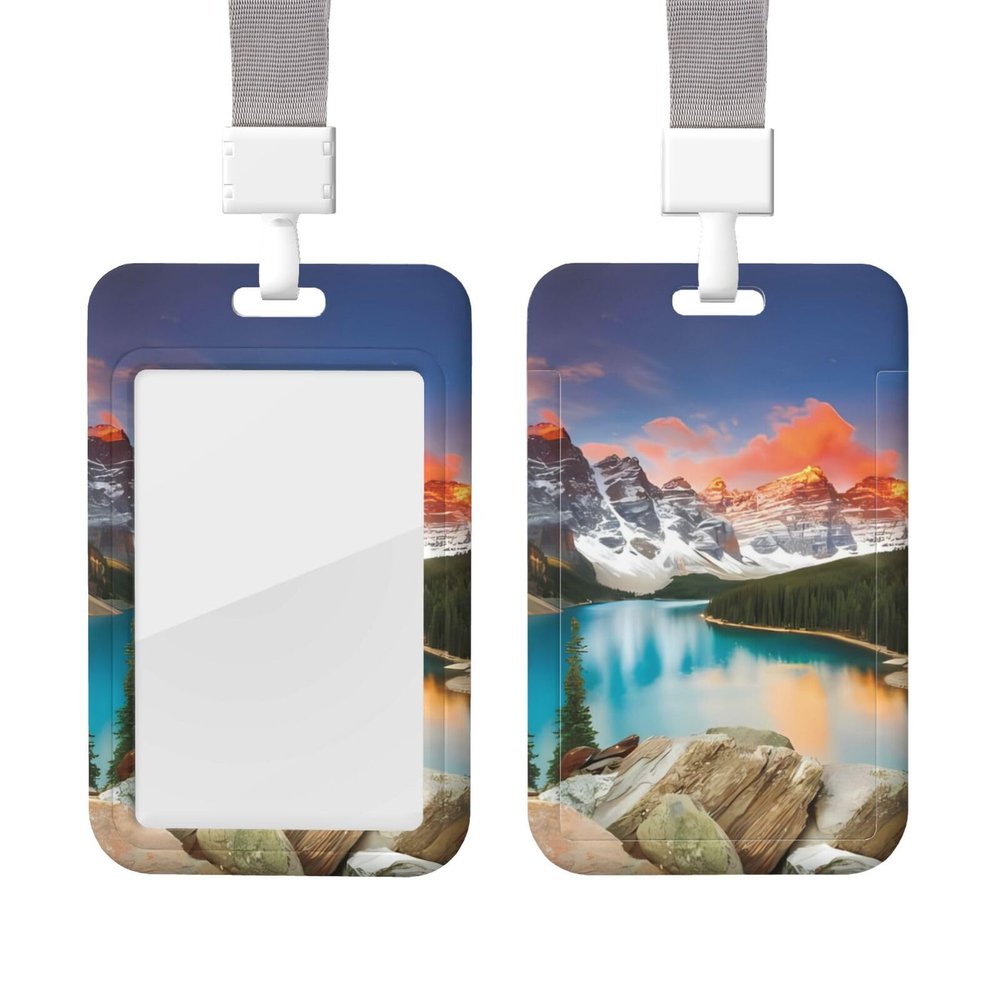 National Park ID Badge Holder with Lanyard
