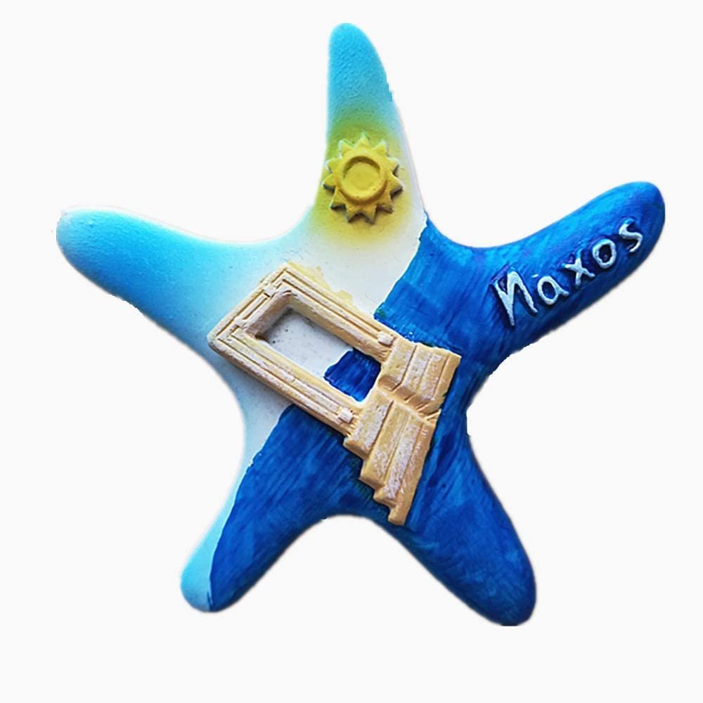 PIWINE 3D Naxos Greece Refrigerator Magnet, Color 6