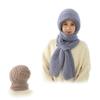 GAMIRA 2-in-1 Windproof Scarf Knit Hat with Ear Protection for Women (C, One Size) view 1