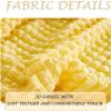 Green 3D Popcorn Fabric Dining Chair Covers with Long Ruffle Skirt, 2-Piece view 3