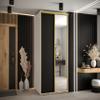 Davos 3-Door Wardrobe with Mirror, 2 Sliding Doors view 2