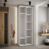 Davos 3-Door Wardrobe with Mirror, 2 Sliding Doors view 3