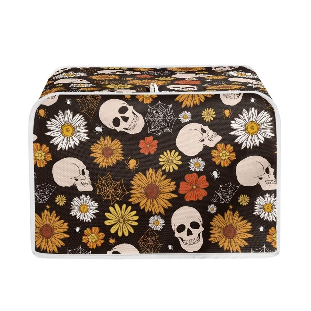 Belidome Toaster Covers with Skull Design, 2/4-Slice