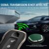 HIBEYO Key Fob Case for Porsche 911, 971, 9YA, Macan, Taycan, Boxster and Panamera, Black/Green view 4