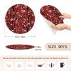 3-Piece Woven Trivet Set for Hot Dishes, 15 in, Cherry Blossom Pattern view 2