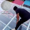 1 mm Polycarbonate Replacement Roofing Sheets for Greenhouses, Transparent and Flexible, 1.225 m (4 × 16.4 ft) view 2